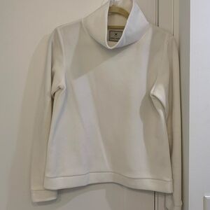 Dudley Stephens Park Slope White Turtleneck Sz S